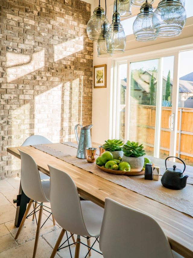 Decoração para mesa de jantar