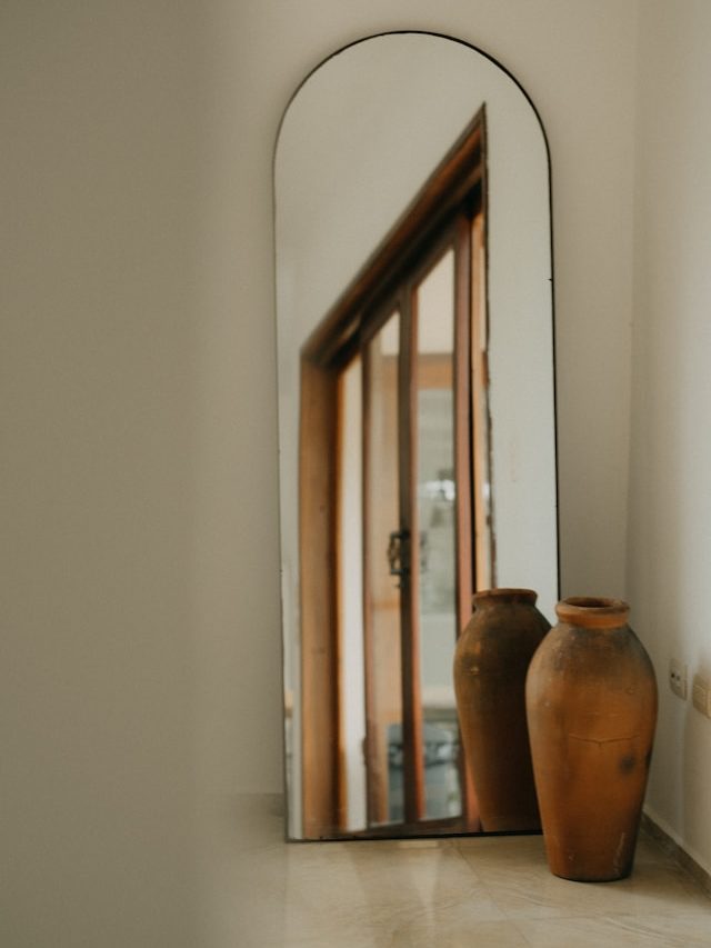 Espelho orgânico na decoração