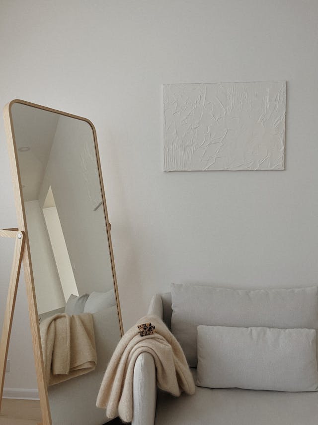 Espelho orgânico na decoração