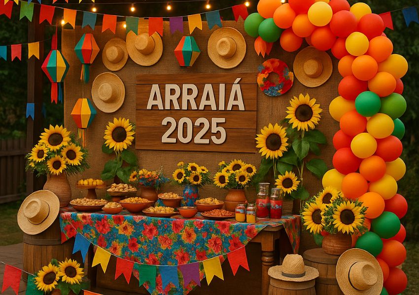 Festa Junina decoração para 2025