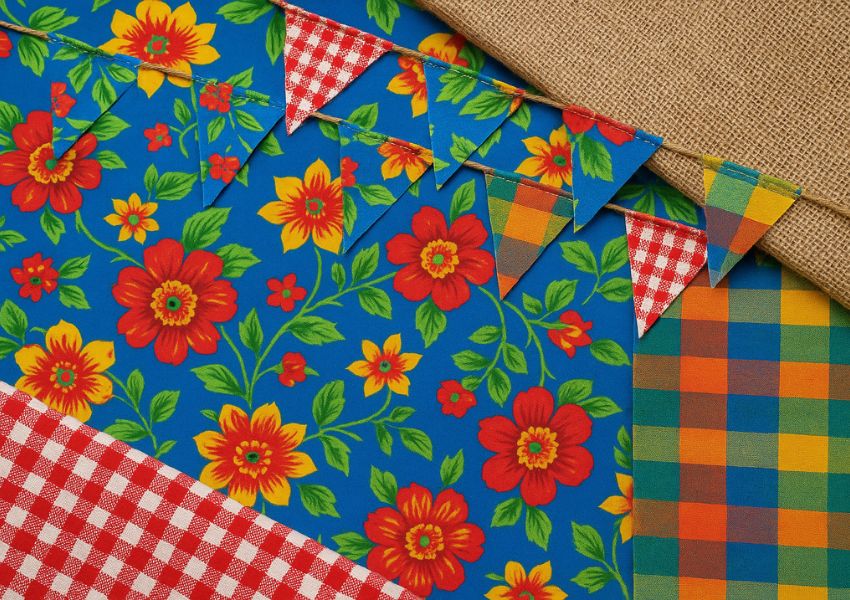 Tecidos de Festa Junina Como combinar