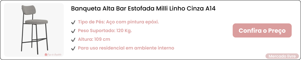 Banqueta para área gourmet: como escolher o modelo ideal