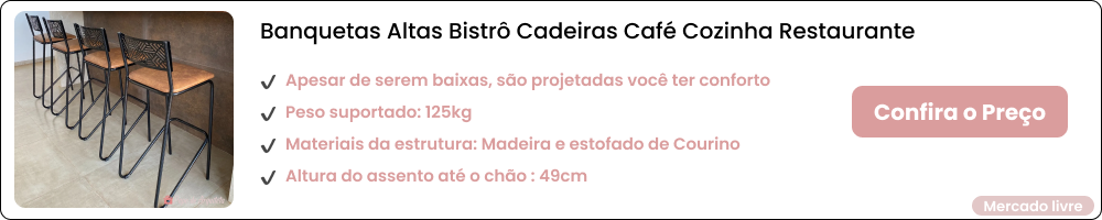 Banqueta para área gourmet: como escolher o modelo ideal