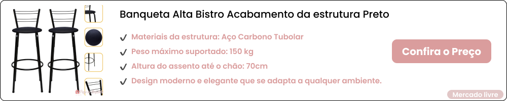 Banqueta para área gourmet: como escolher o modelo ideal