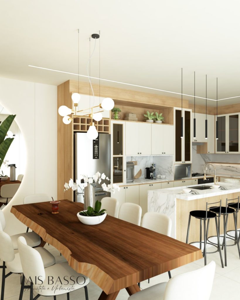 Área gourmet contemporânea