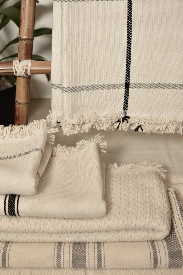 Tapete de tear minimalista e boho