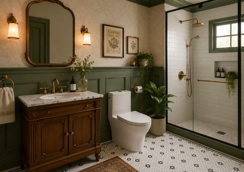 Decorações para banheiro Vintage